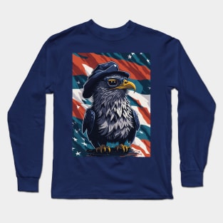 Patriotic Eagle Long Sleeve T-Shirt